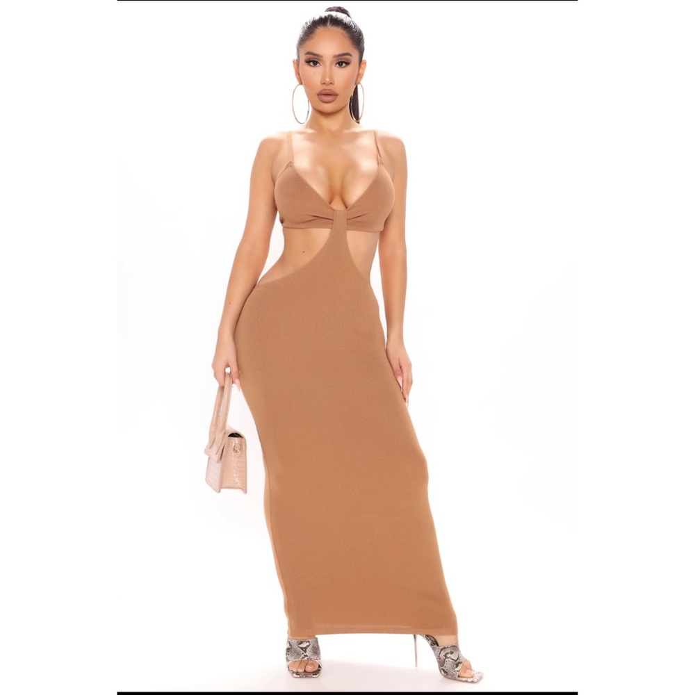 Fashion Nova Cutout Maxi Dress